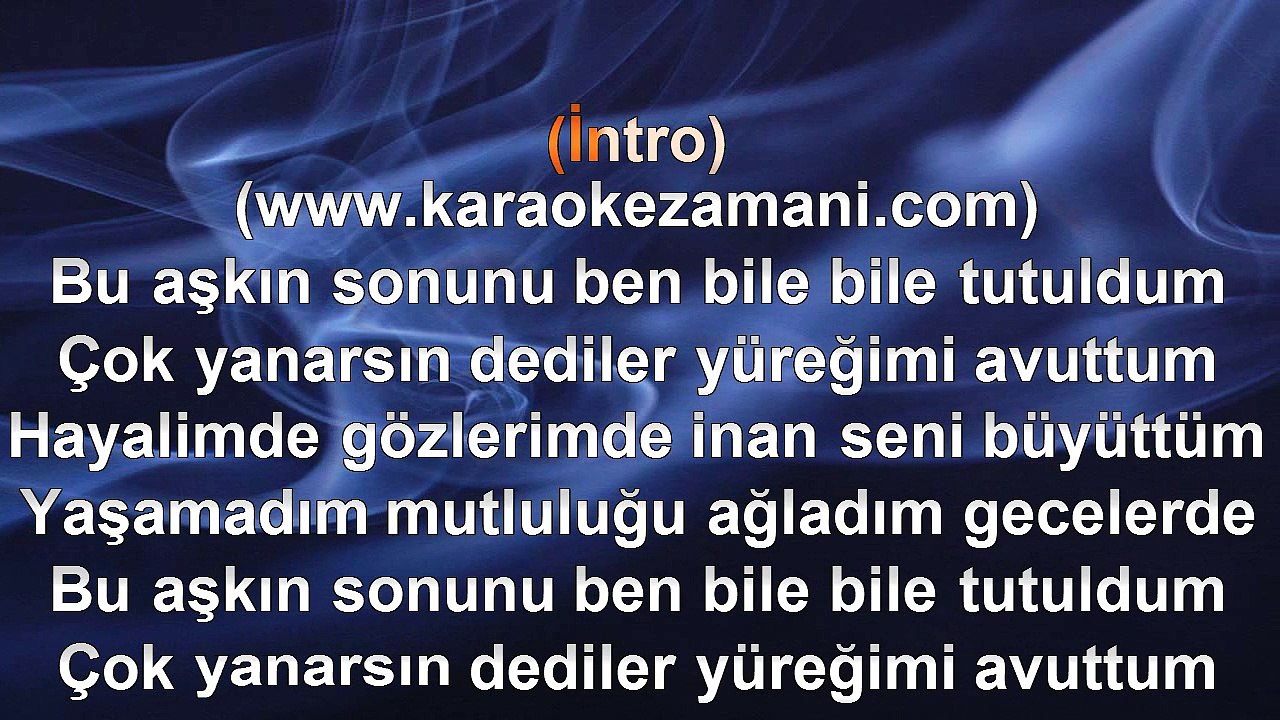 Cengiz Kurtoğlu - Sözlerim Sevenlere - 2000 TÜRKÇE KARAOKE