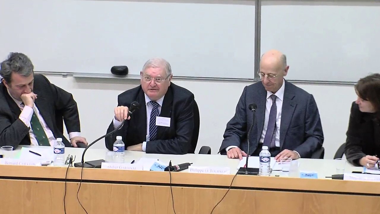 IDP-AFJE_Juriste d'entreprise - 11 - Table ronde (Didier Gardinal, président de la CCI Midi-Pyrénées, Stéphanie Fougou et Bernard Carayon ; modérateur : Philippe Le Tourneau, professeur émérite, UT1 Capitole)