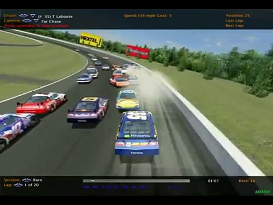 Nascar crashes ! (The game) 2009