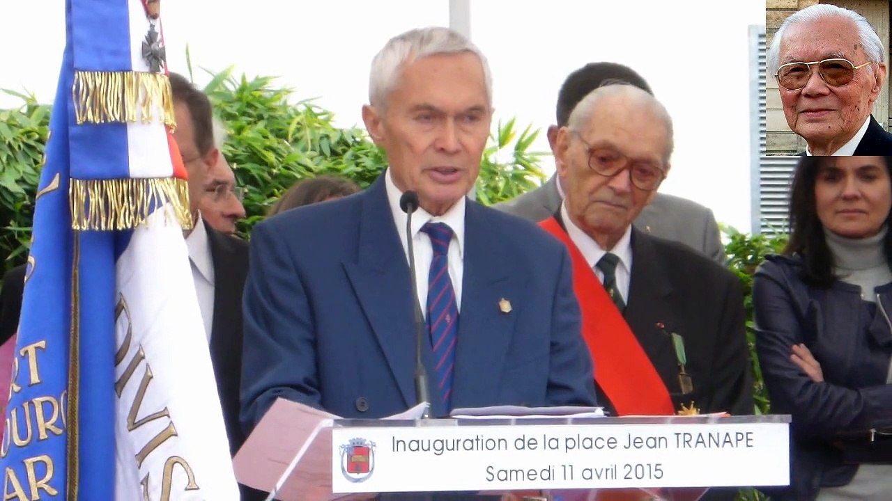 3 - Inauguration de la Place Jean TRANAPE - C - Allocution de Monsieur Jean-Claude TRANAPE fils de Jean TRANAPE