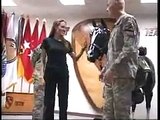 Angelina Jolie Visits Troops in Iraq