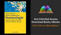 Kleines Handbuch der Numerologie - Was Ihre Zahlen ber Sie und Ihr Schi PDF
