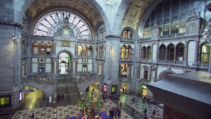La gare d'Anvers, joyau de la ville des diamantaires