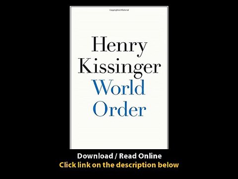 Download World Order By Henry Kissinger PDF