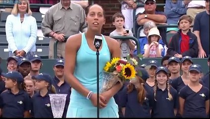 Madison Keys vs Angelique Kerber Family Circle Cup 2015 Award Ceremony