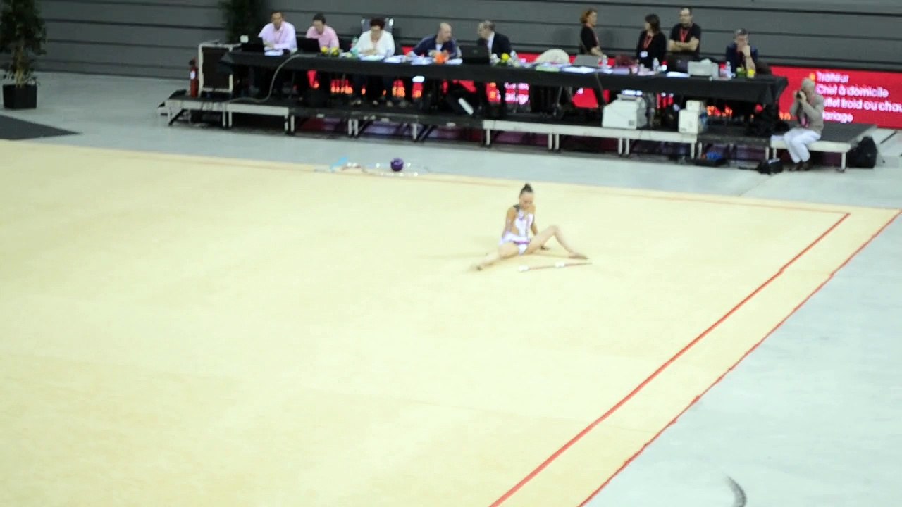 Chloé Sivadier Indiv DN Demi finale championnat Zone BREST ARENA 11/12 avril  2015