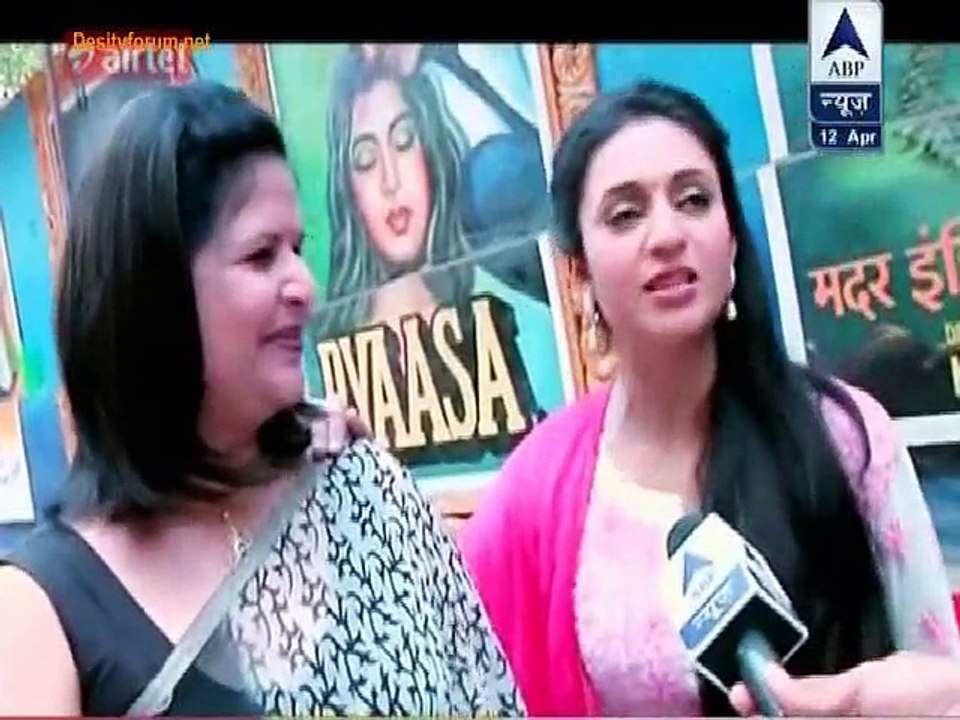 Yeh Hai Mohabbatein Ishita Aur Real Life Mummy Ki Khob Masti 13th April 2015