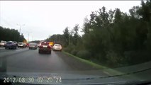 Russian Driver Suffers Hilarious Bad Traffic Karma
