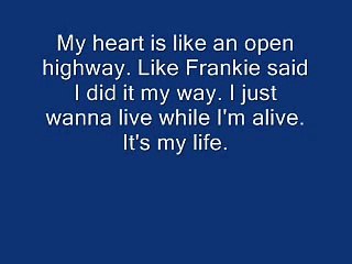 Bon Jovi - It's my life w/ lyrics