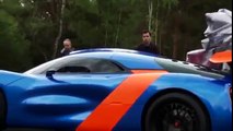 Car Racing Video - Renault Alpine A110 50 (on track with engine sound)