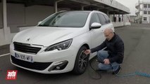 Peugeot 308 SW - Consignes de gonflage des pneus : coup de coeur AutoMoto 2015
