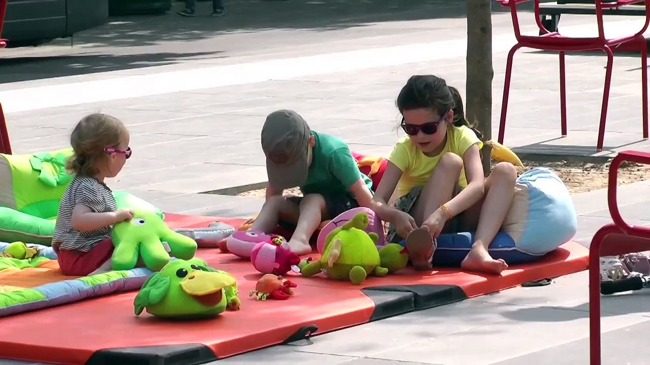 La Nouvelle Place de la République, 1 mois après.