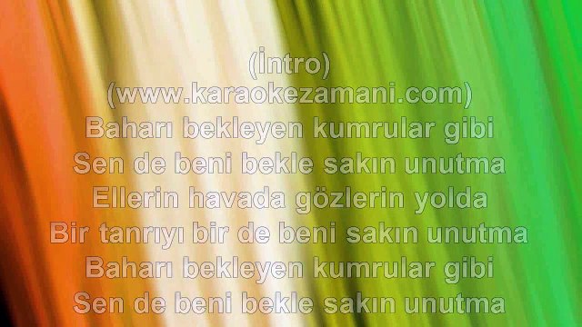 Coşkun Sabah - Baharı Bekleyen Kumrular Gibi - 1993 TÜRKÇE KARAOKE