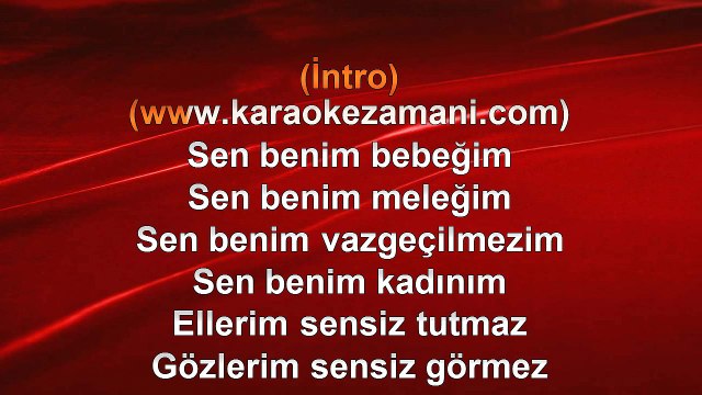 Cumhur Kaplan - Kadınım - 2012 TÜRKÇE KARAOKE