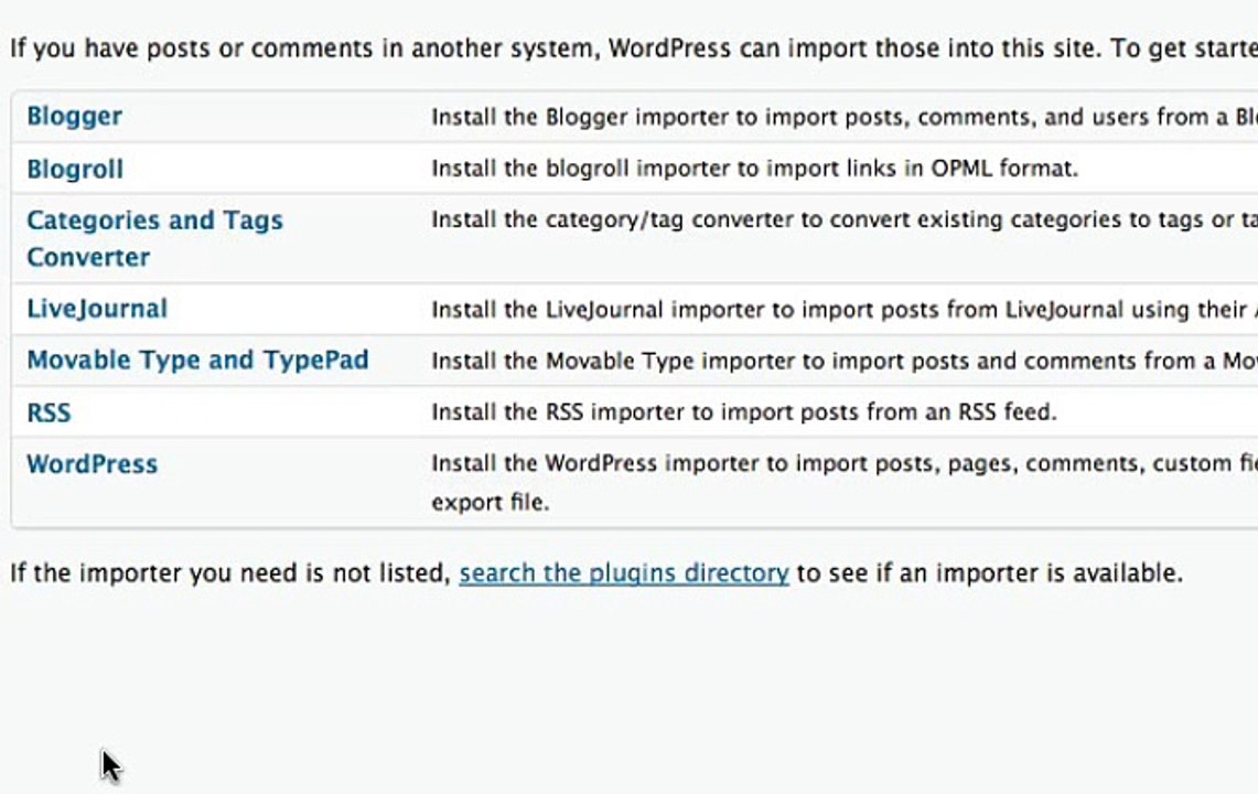 Importing Sample Data from blog