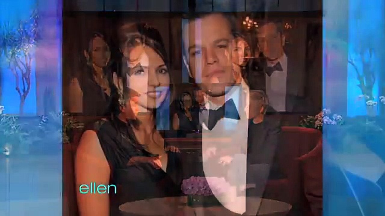 Matt Damon Finally Visits Ellen!