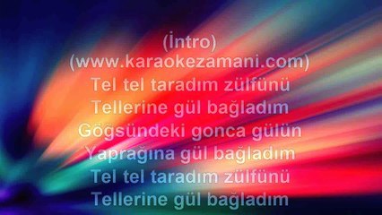 Cumhur Kaplan - Tel Tel Aradım - 2012 TÜRKÇE KARAOKE