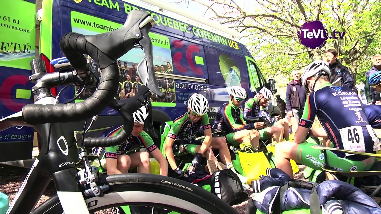 Une course cycliste en souvenir de Gainsbourg à Portbail [TéVi] 15_04_13