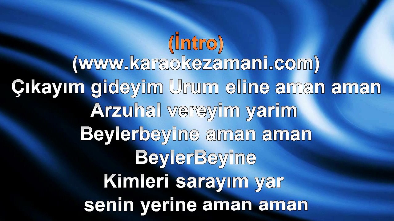 Cüneyt Şentürk - Çıkayım Gideyim - 2014 TÜRKÇE KARAOKE