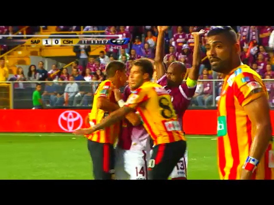 Video: Observe los goles entre Saprissa y Hered...