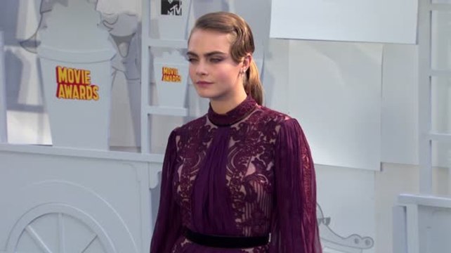 Cara Delevigne Turns The MTV Movie Awards Into A Catwalk