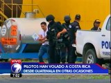 Pilotos guatemaltecos detenidos con droga han volado a Costa Rica con anterioridad