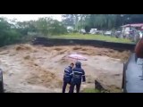 Video: Aguaceros ocasionan crecidas de ríos en San Carlos