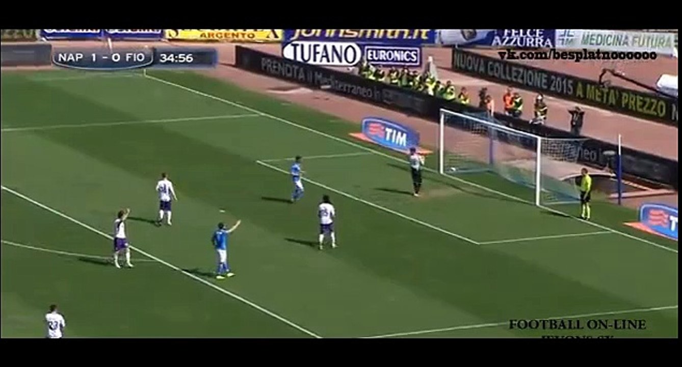 Gonzalo Iguaìn ghost goal - Nápoles 	 3-0  Fiorentina - 12-04-2015