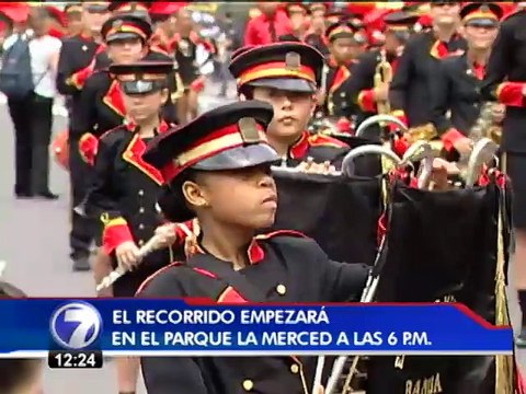 Bandas de todo el país desfilarán el domingo por San José