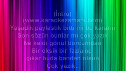 Çağdaş - Nafile - 2014 TÜRKÇE KARAOKE