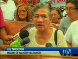 Realizan plantón para exigir esclarecimiento de la muerte de Fausto Valdiviezo