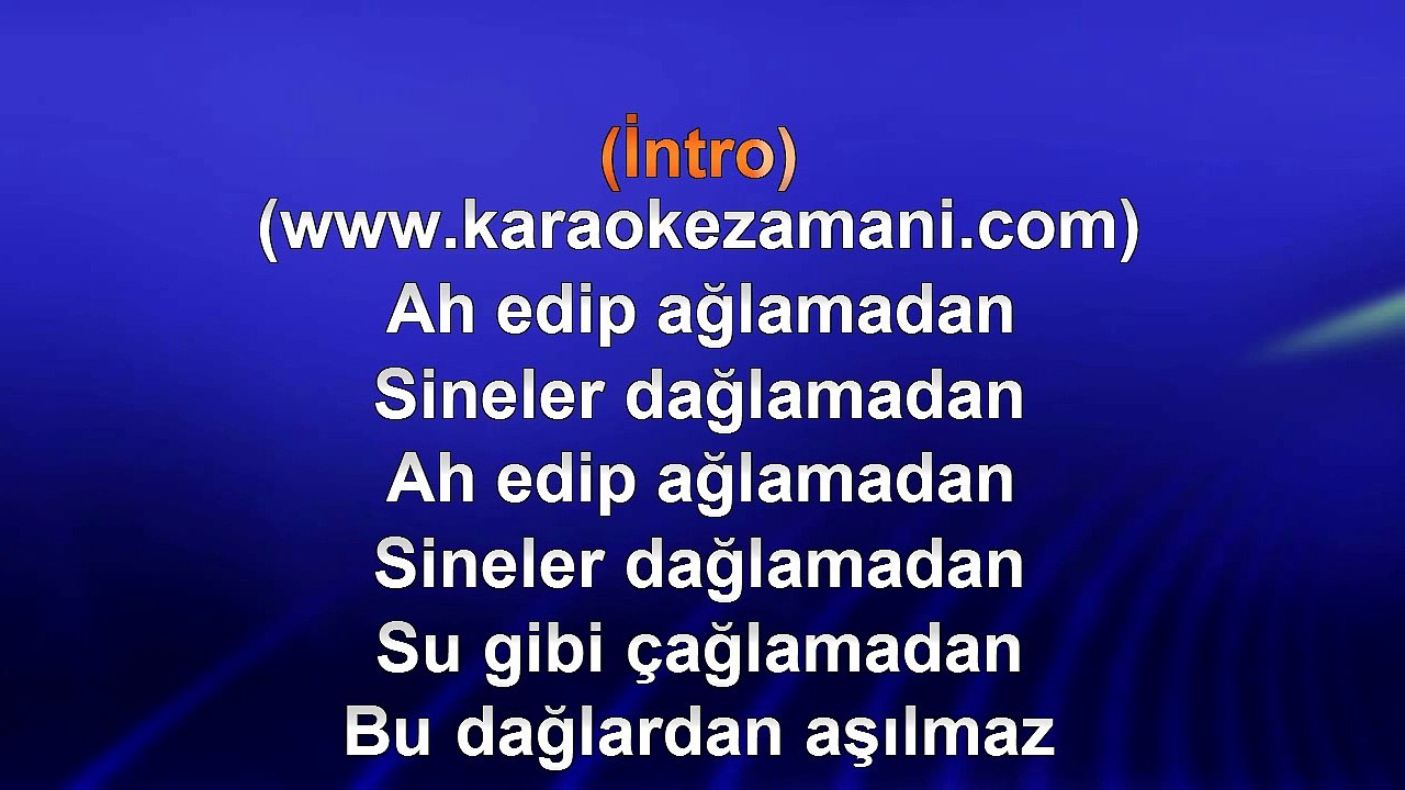 Çağrı Göktepe - Aşk - 2008 TÜRKÇE KARAOKE