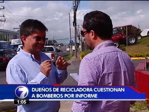 Dueños de recicladora aseguran que incendio fue un acto criminal
