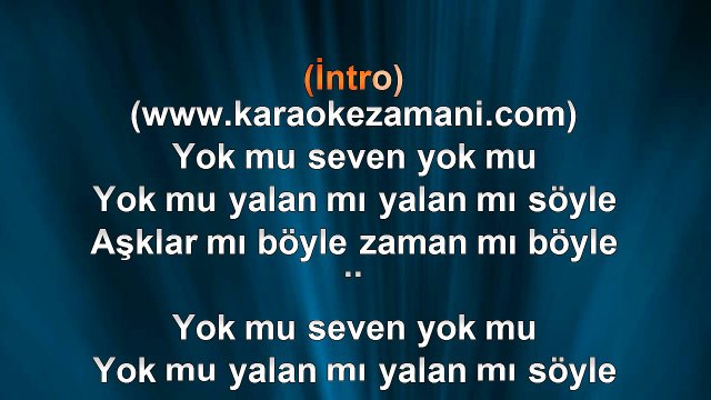 Çelik - Doyamadım Gözlerine - 2005 TÜRKÇE KARAOKE