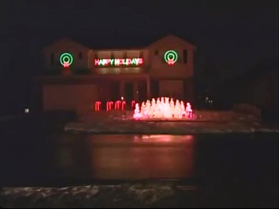 [HQ] Christmas Lights On a House with Music - Trans Siberian Orchestra - Wizards In Winter