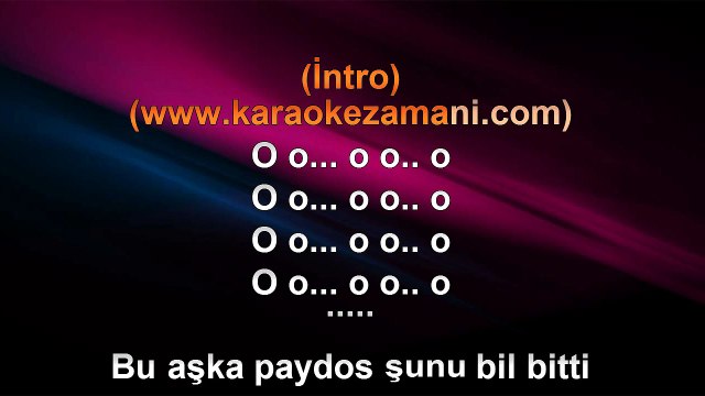 Çelik - Güle Güle - 1993 TÜRKÇE KARAOKE