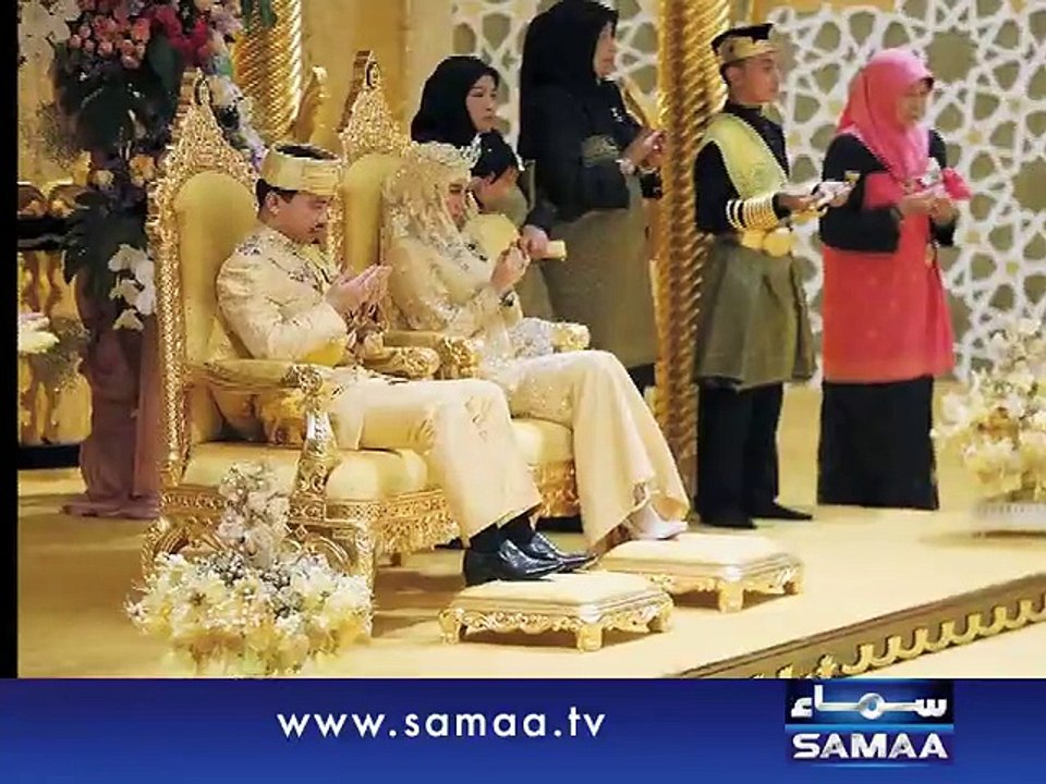 Lavish wedding ceremony of Brunei prince