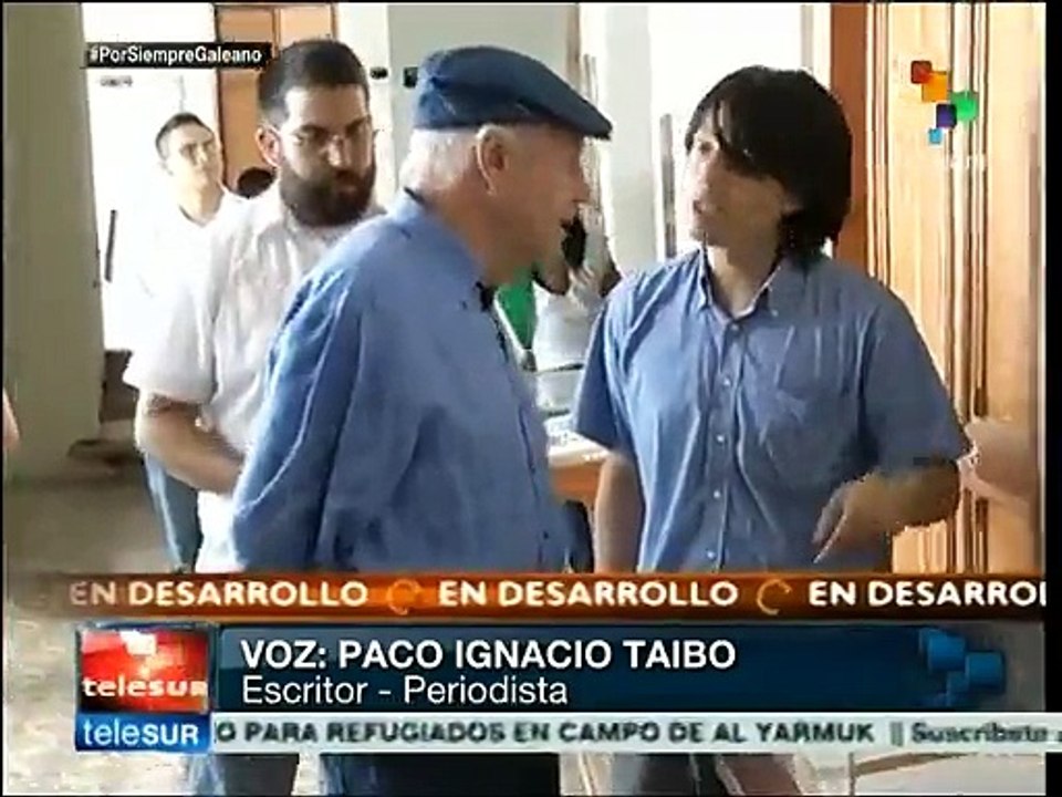 Taibo II: escritores como Galeano nunca mueren; quedan sus libros