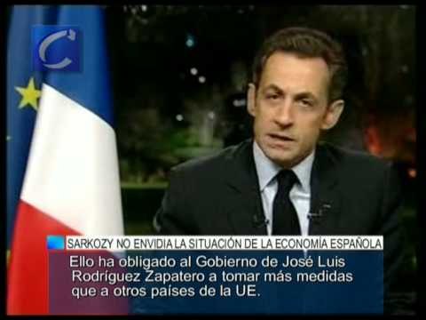 Sarkozy no envidia la situación de la economía española