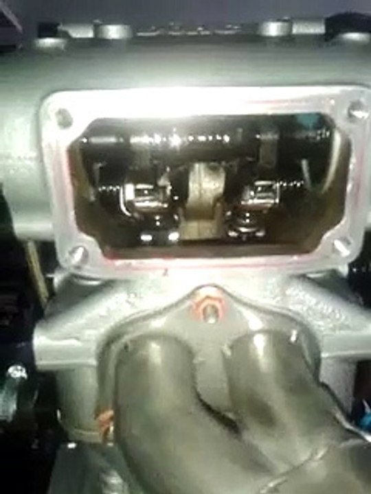 contrôle arrivée huile cylindre vertical