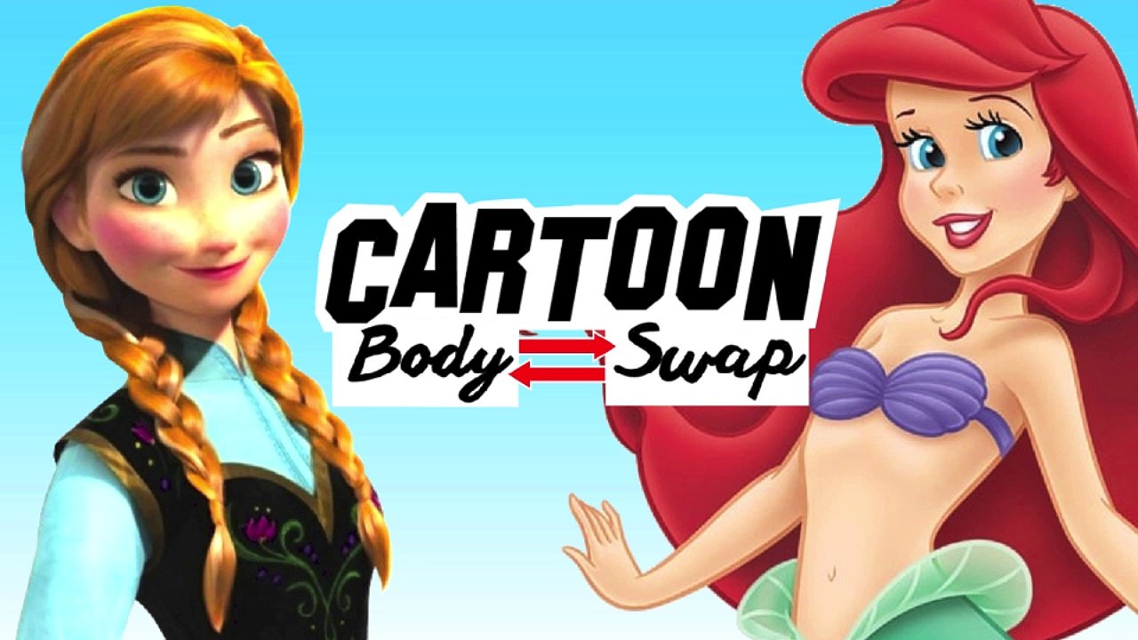 BODY SWAP! - Frozen Princess Anna becomes Mermiad Ariel!