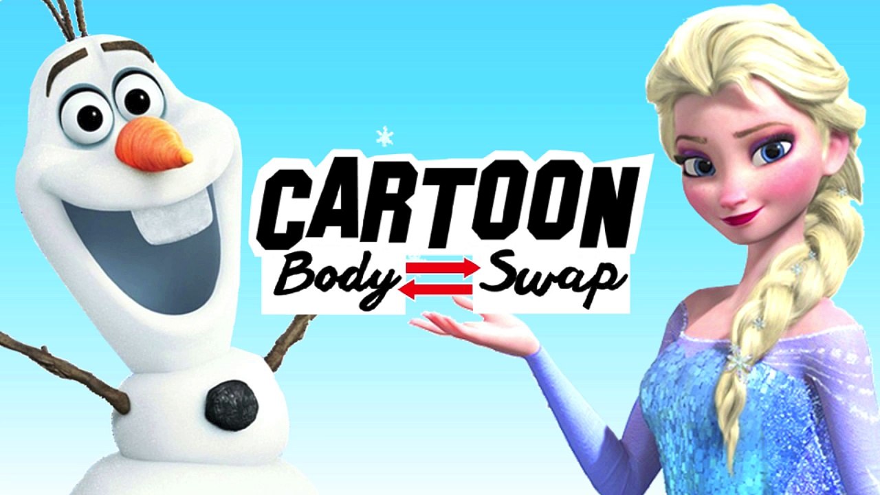 BODY SWAP! - Snowman Olaf becomes Frozen Princess Elsa!