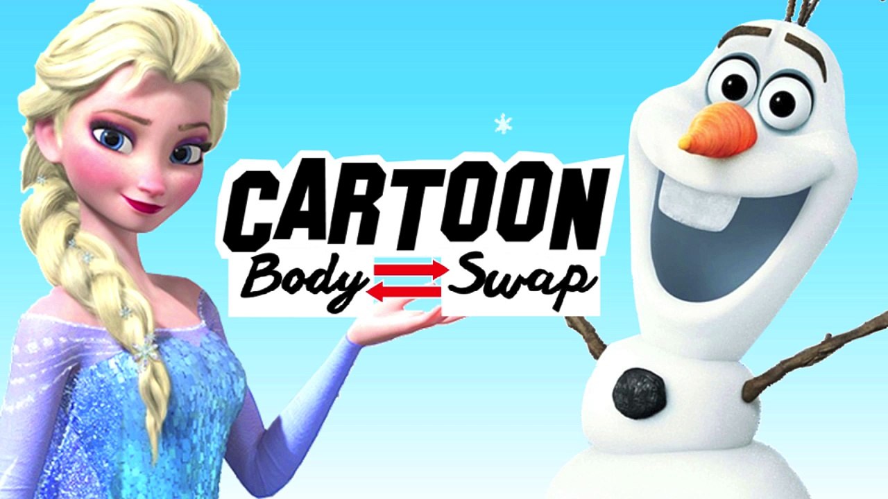 BODY SWAP! - Frozen Princess Elsa becomes Snowman Olaf!
