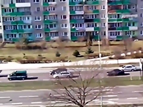 Польша Колонна военной техники США. / US Convoy in Poland