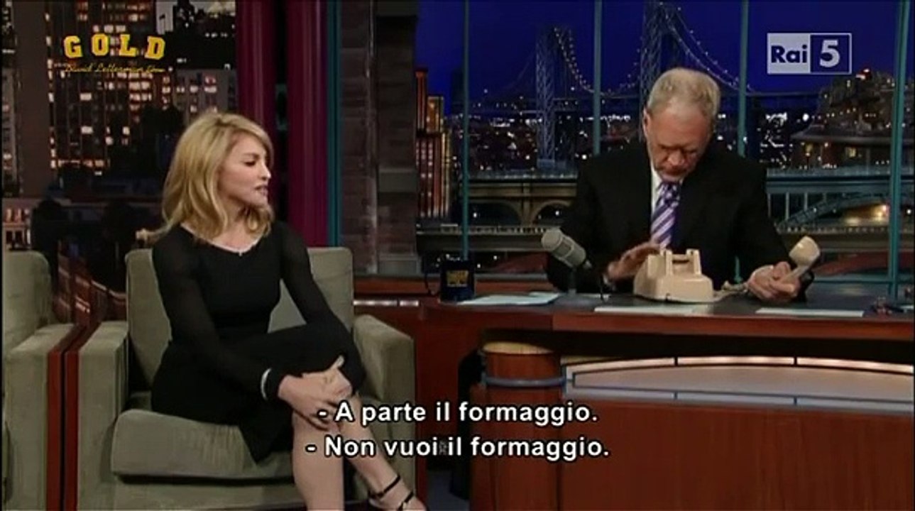 Madonna al David Letterman Show (sub ita)