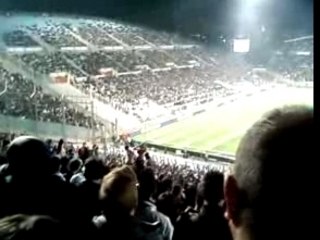 Insulte et chant supporter om nice