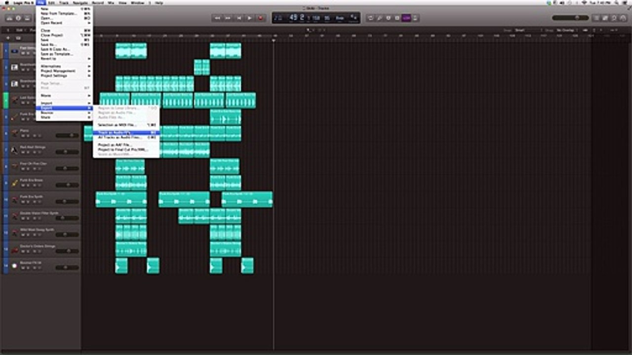How To Export Logic Session Into Audio File