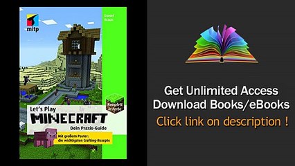 Lets Play Minecraft Dein Praxis-Guide - Mit groem Poster in DIN A2 der PDF