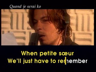 KARAOKE ALAIN SOUCHON - Quand j'serai KO