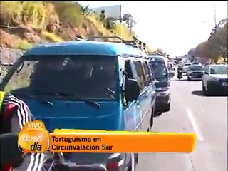 Tortuguismo de busetas genera presas en varios puntos de la capital